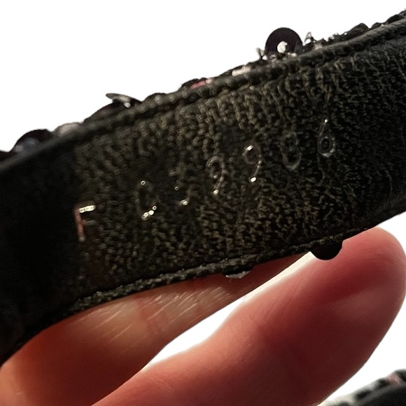 Chanel Sequin Tweed Crystal CC Dad Sandals - Picture 11 of 14